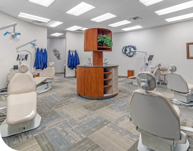 Treatment area at Casady Square Orthodontics